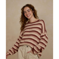Rylee and Cru Multi Stripe Aspen Women Sweater