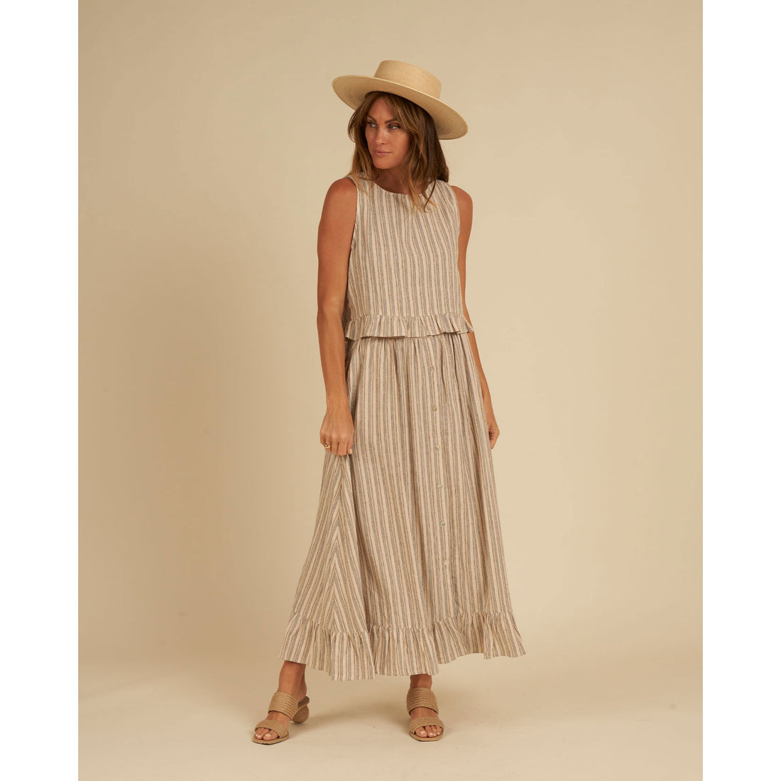 Rylee and Cru Nautical Stripe Womens Oceanside Skirt