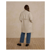 Rylee and Cru Fall Plaid Longline Womens Coat
