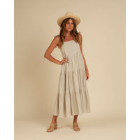 Rylee and Cru Ocean-Stripe Harbor Womens Dress -Ocean Stripe
