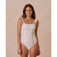Rylee and Cru Tile Sky Women One-Piece
