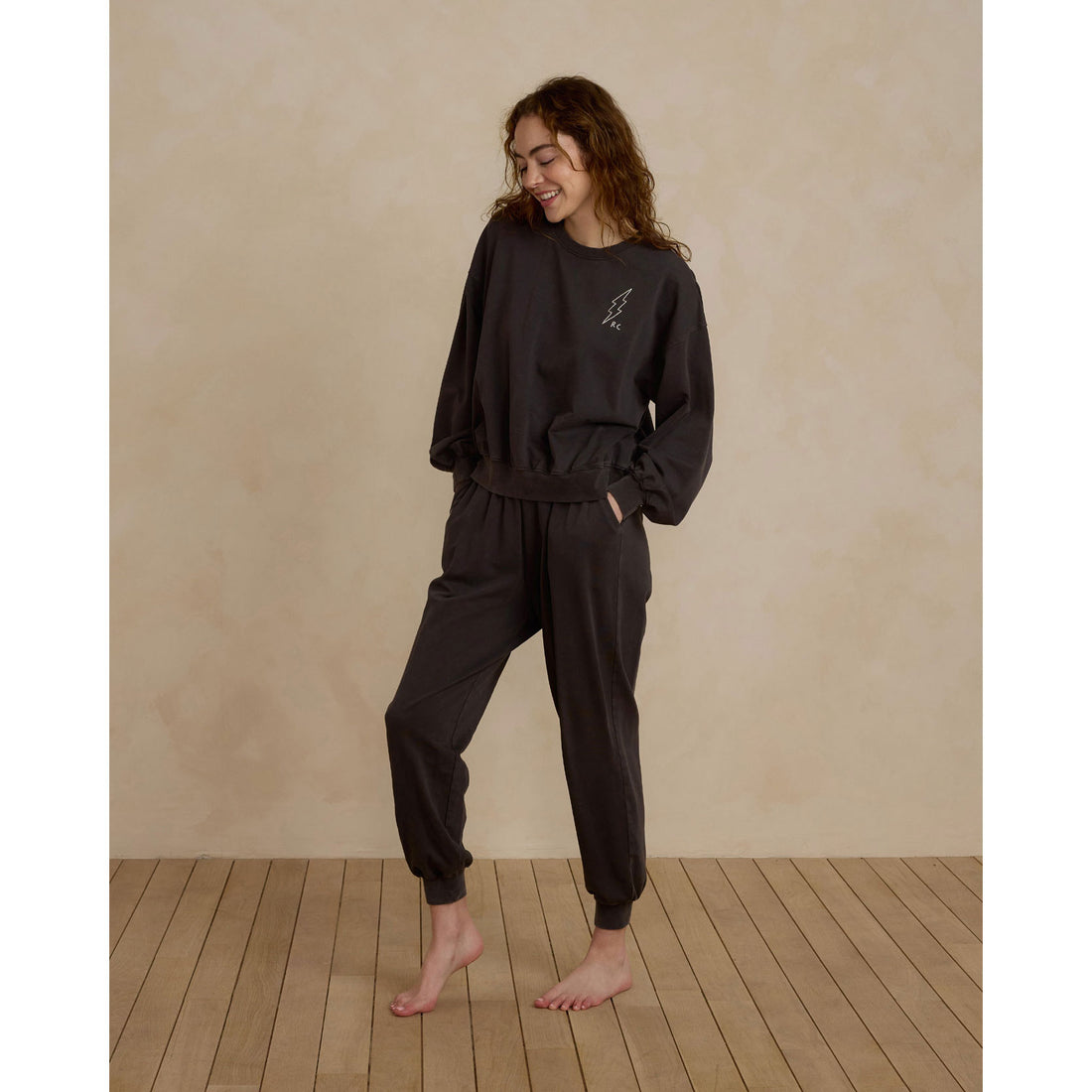 Rylee and Cru Bolt Relaxed Women Sweatshirt