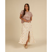 Rylee and Cru Leilani Button Slit Womens Skirt -Leilani