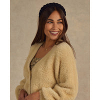 Rylee and Cru Champagne Boxy Crop Womens Cardigan