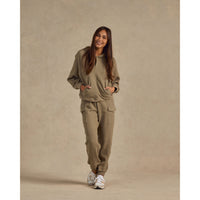 Rylee and Cru Moss Waffle Hoodie
