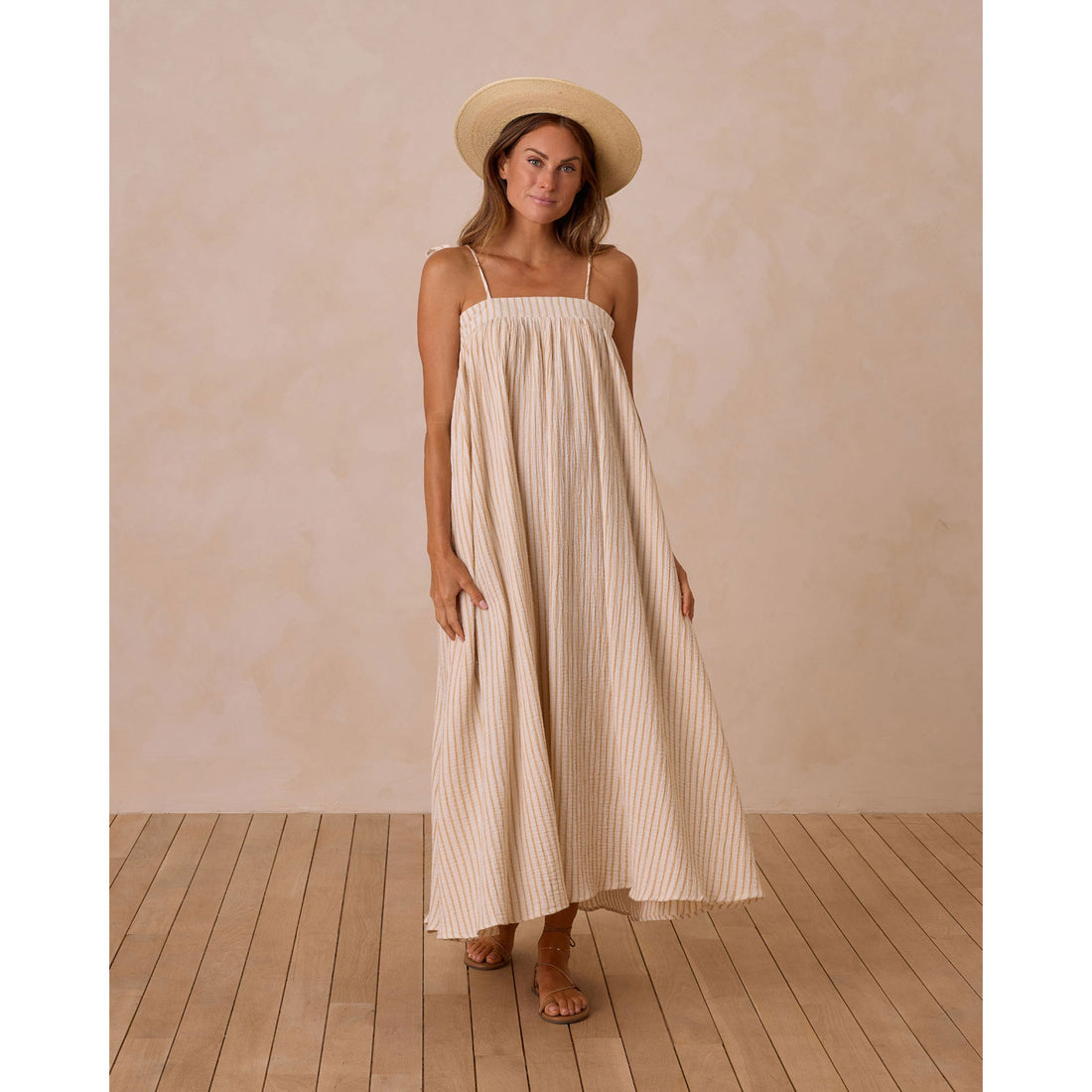 Rylee and Cru Marigold Stripe Malea Women Dress