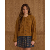 Rylee and Cru Golden Women Bobble Cardigan