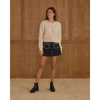 Rylee and Cru Heathered Oatmeal Women Cheyenne Cardigan