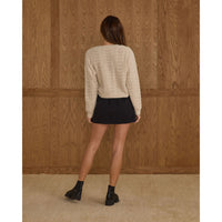 Rylee and Cru Heathered Oatmeal Women Cheyenne Cardigan