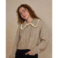Rylee and Cru Heathered Sand Alice Women Sweater