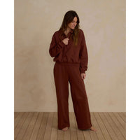 Rylee and Cru Brick Quarter Zip Women Pullover