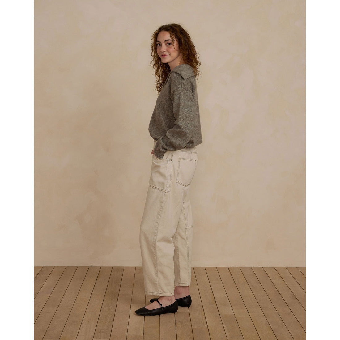 Rylee and Cru Heathered Laurel Cash Women Pullover
