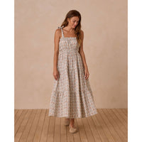 Rylee and Cru Ivory Garden Grid Delphina Women Dress