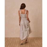 Rylee and Cru Ivory Garden Grid Delphina Women Dress