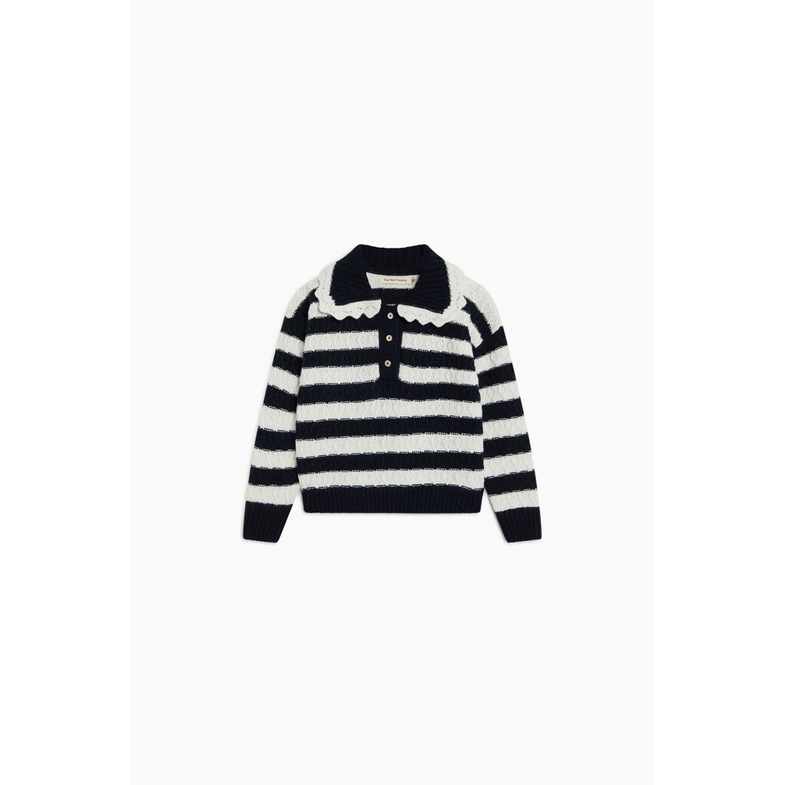 The New Society Black Iris Reverie Polo