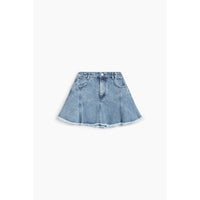 The New Society Mid Blue Denim Ridge Skirt