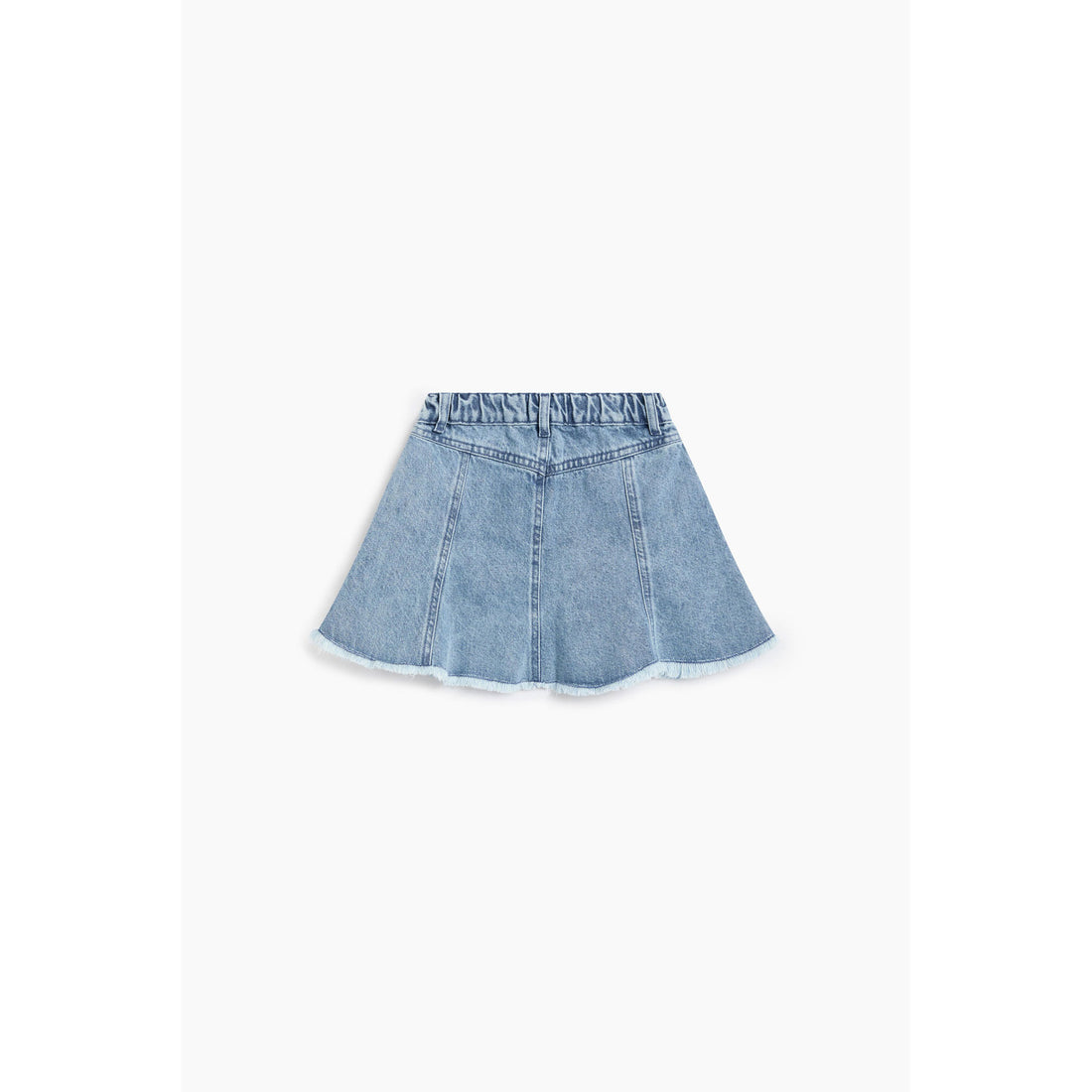 The New Society Mid Blue Denim Ridge Skirt