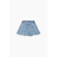 The New Society Mid Blue Denim Ridge Skirt