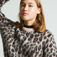Indee Cappuino  Leapard Printed Sweater