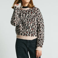 Indee Cappuino  Leapard Printed Sweater
