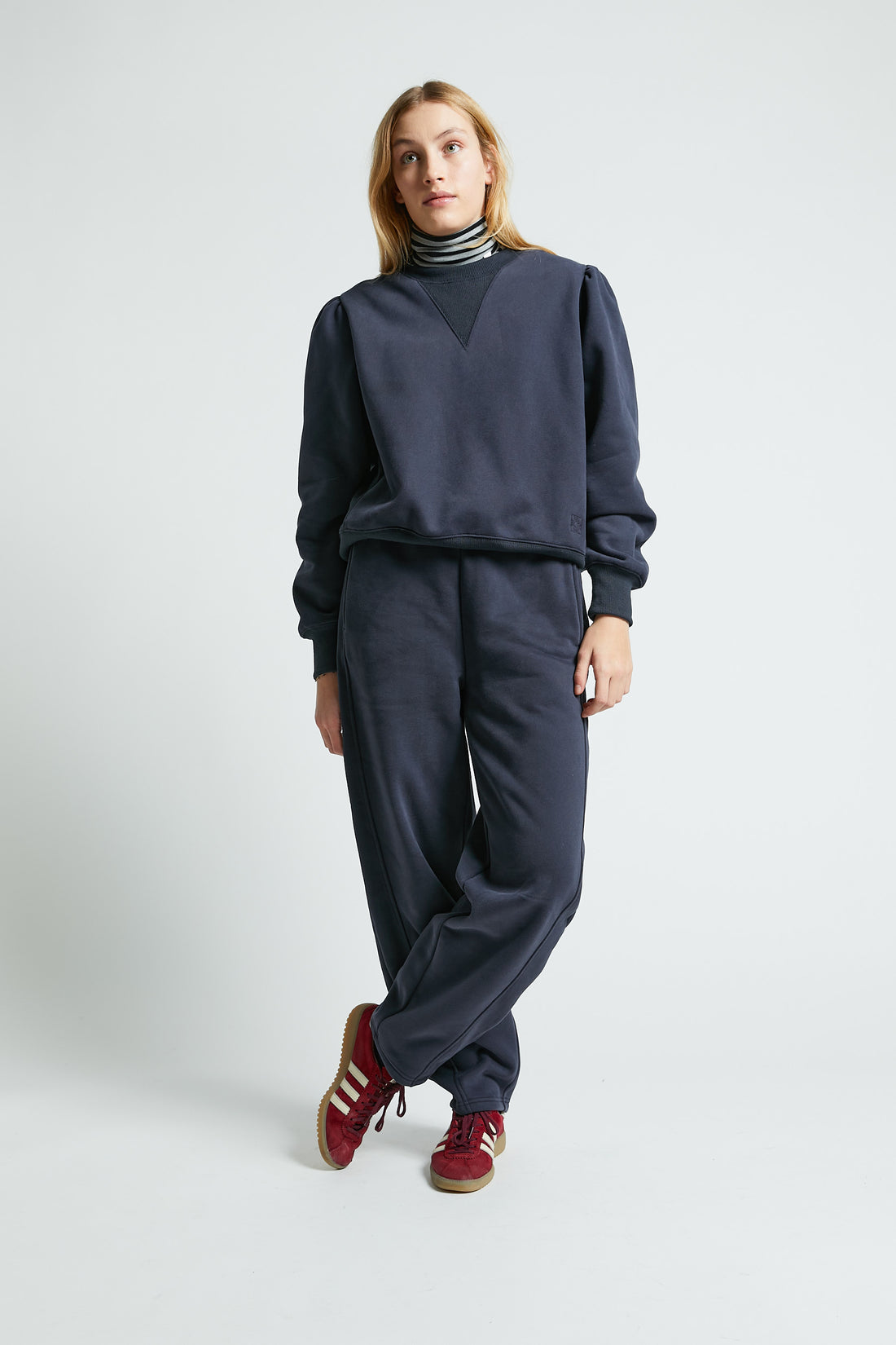 Indee Charcoal Round Neck Sweatshirt
