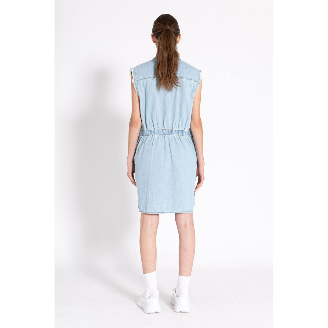 Finger In The Nose Blue Denim Sleeveless Rosie Dress