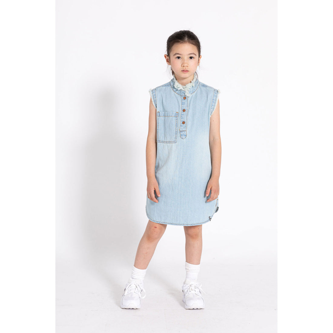 Finger In The Nose Blue Denim Sleeveless Rosie Dress