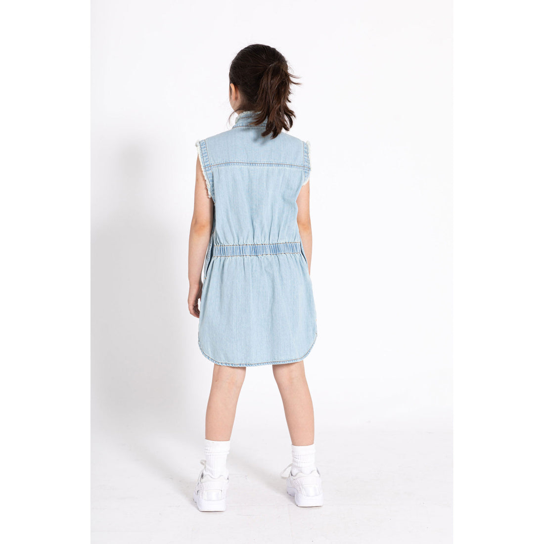 Finger In The Nose Blue Denim Sleeveless Rosie Dress
