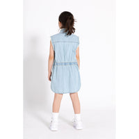 Finger In The Nose Blue Denim Sleeveless Rosie Dress