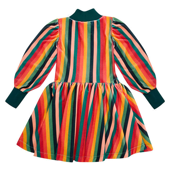The Middle Daughter Multi Stripe Round Up Dress