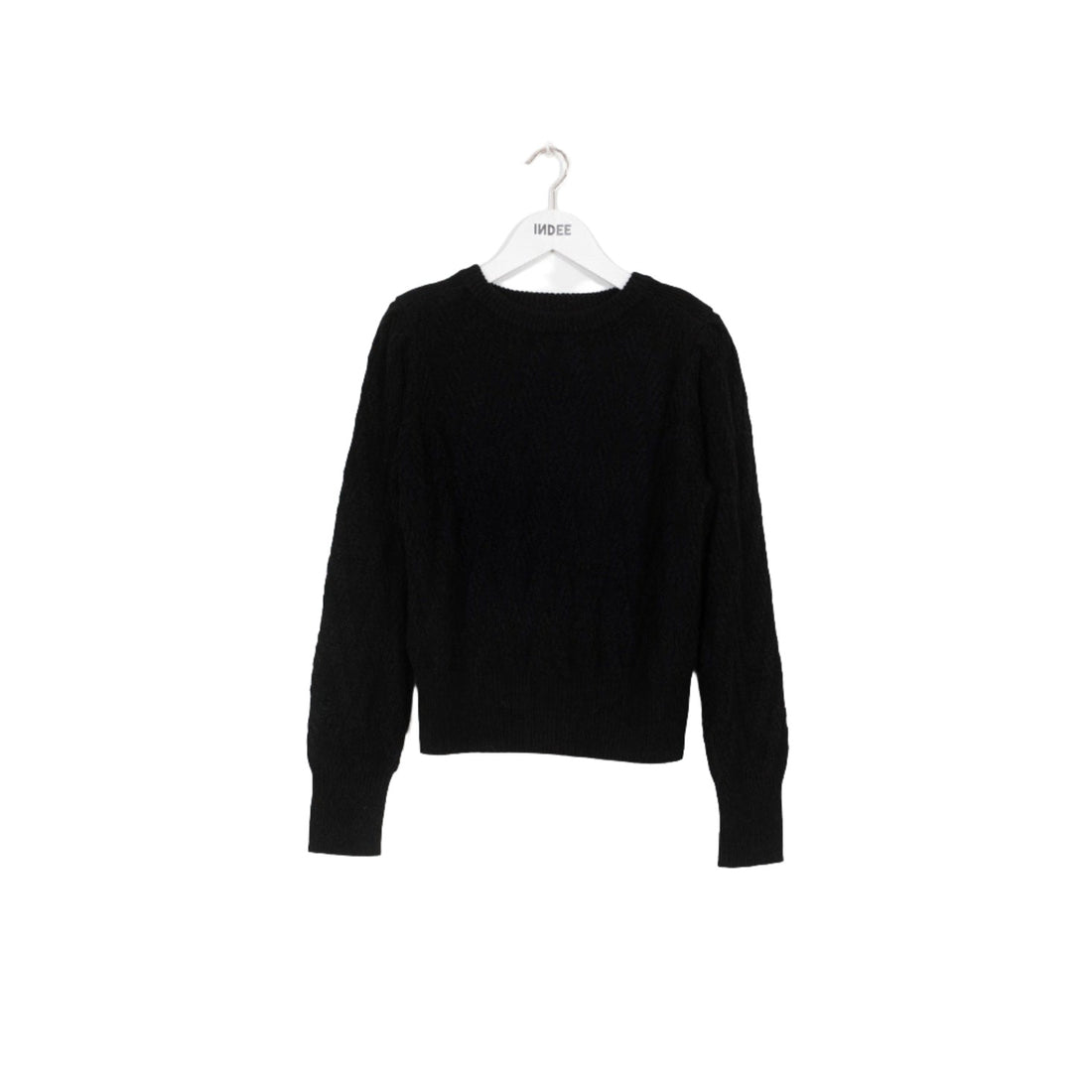 Indee Black Puff  Sleeve Pullover