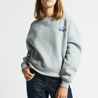 Indee Grey Embroided Logo Sweatshirt
