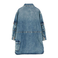 Finger in the Nose  Blue Denim Multi Pocket Ruth Dress