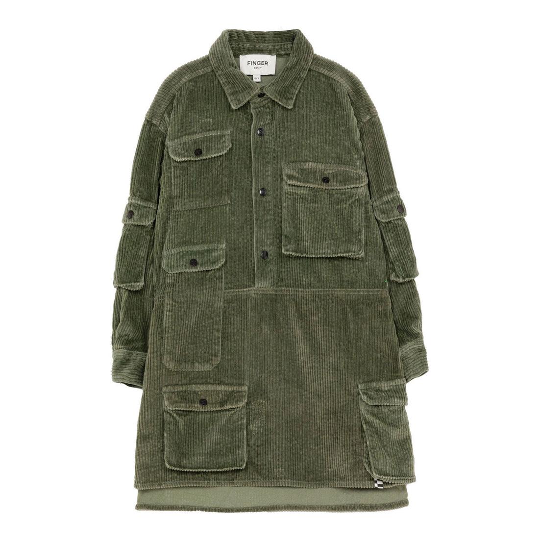 Finger in the Nose  Cedar Green Multi Pocket Ruth Dress