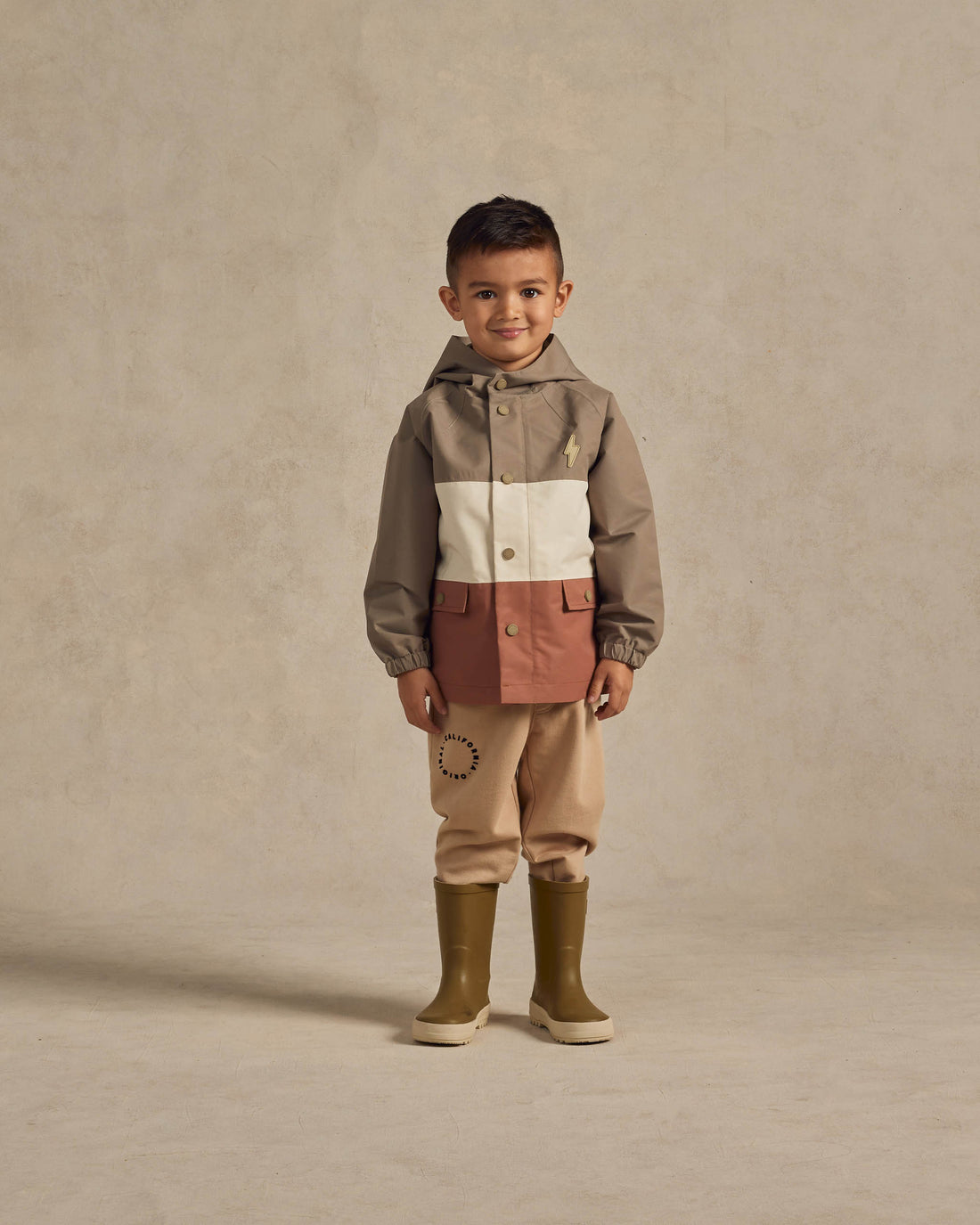 Rylee and Cru Color Block Raincoat