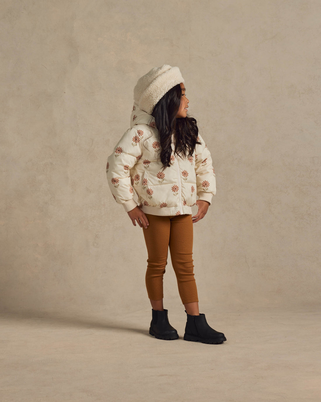 Rylee and Cru Sunflower Puffer Jacket