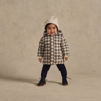 Rylee and Cru Charcoal Check Ski Jacket