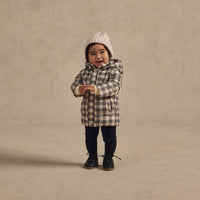 Rylee and Cru Charcoal Check Ski Jacket