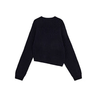 Designers Remix Blue Carmen Asymmetric Sweater