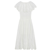 Designers Remix Cream Vera Broderie Dress