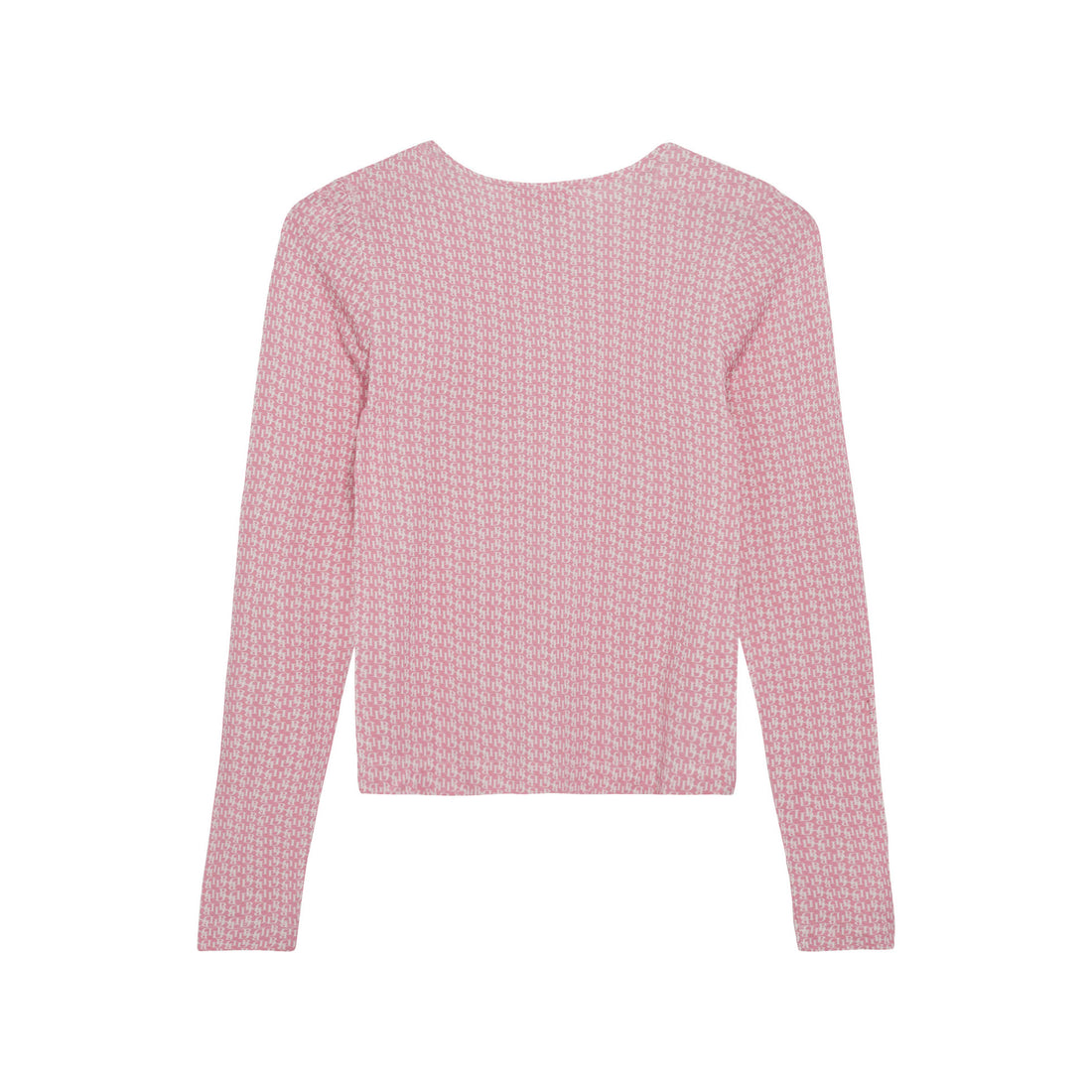 Designers Remix Pink Logo Print Jenna Slim Top