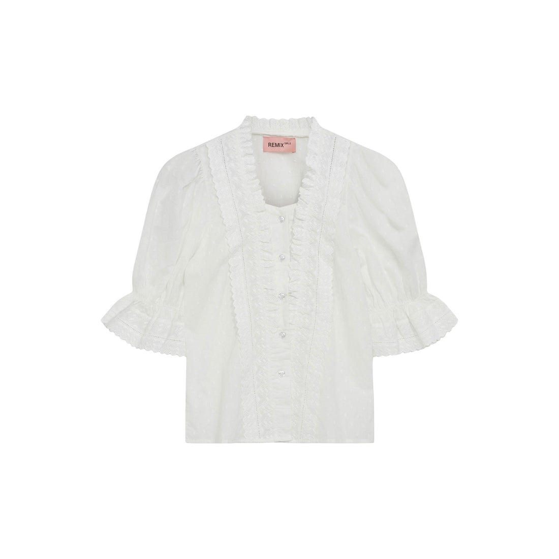 Designers Remix Cream Velma Lace Shirt
