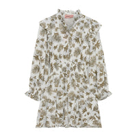 Designers Remix Olive Palm Print Hanna Dress