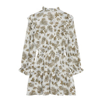 Designers Remix Olive Palm Print Hanna Dress