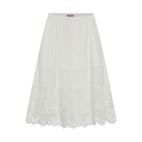 Designers Remix Cream Vera Broderie Skirt