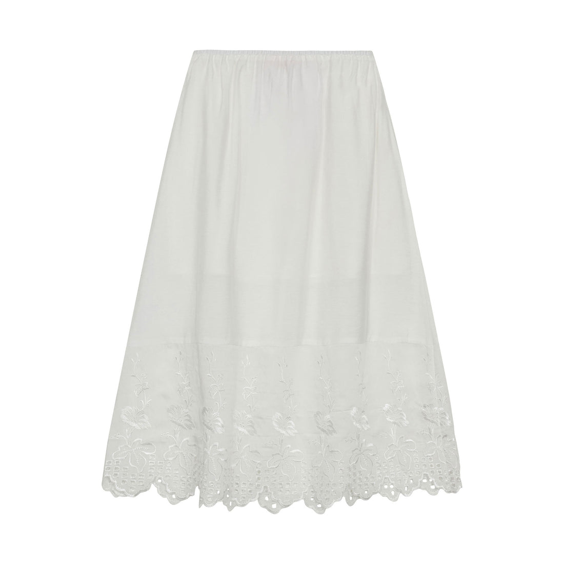 Designers Remix Cream Vera Broderie Skirt
