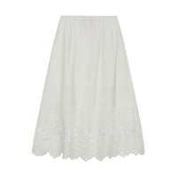 Designers Remix Cream Vera Broderie Skirt