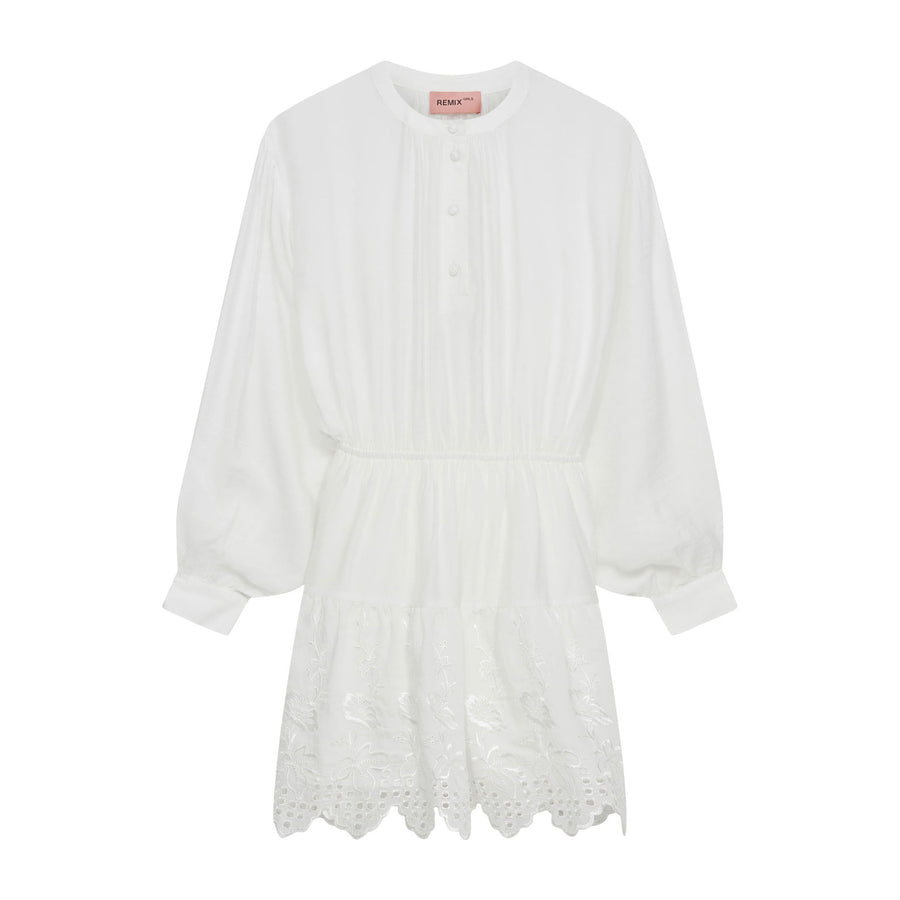 Designers Remix Cream Vera Brodie Short Dress