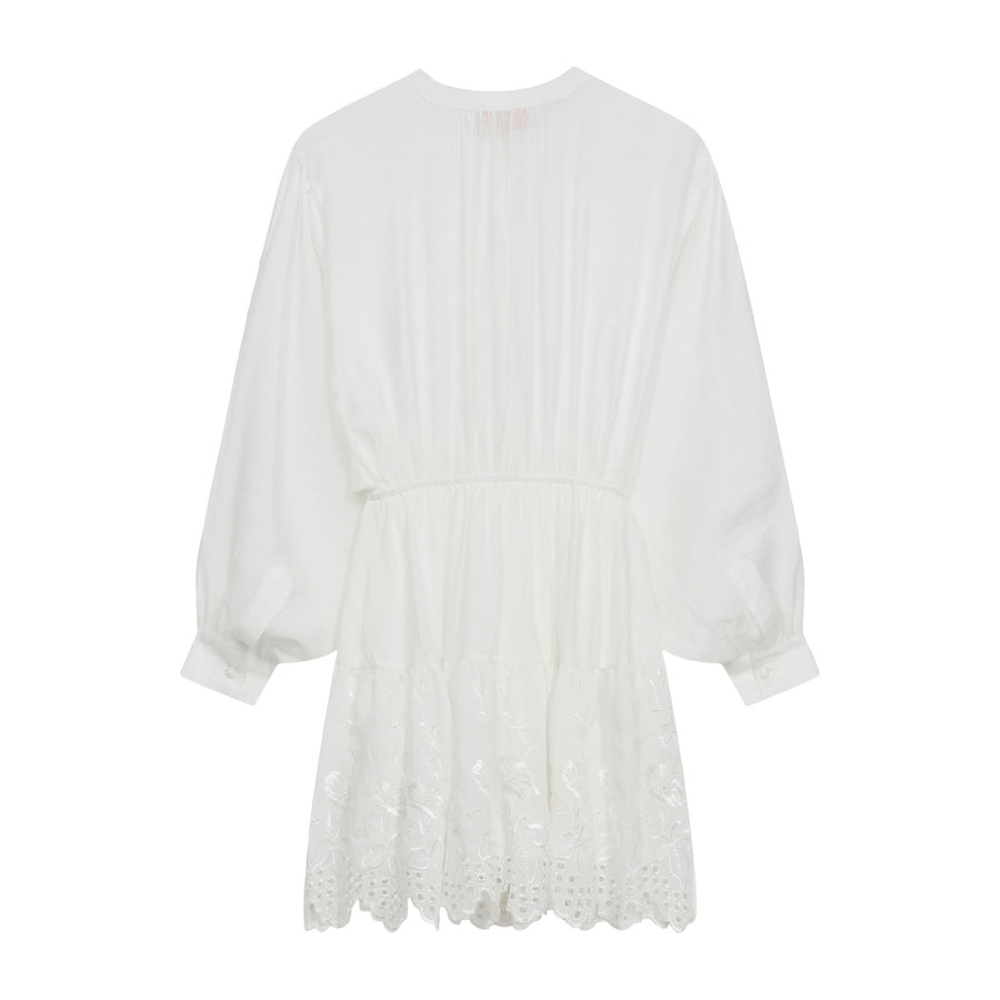 Designers Remix Cream Vera Brodie Short Dress – Ladida