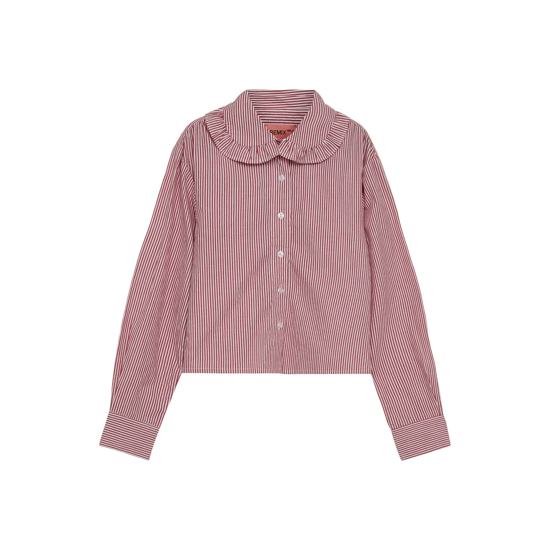 Designers Remix Red/White Stripes Harriet Boxy Shirt